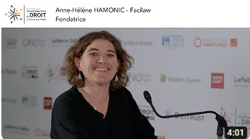 Anne-Hélène Hamonic, fondatrice de Facilaw, interview BFM Audrey Maubert