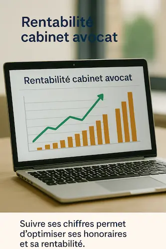 graphique de rentabilité cabinet avocat